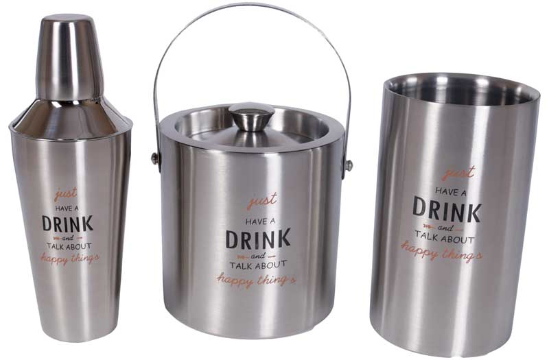 3 Pcs. Bar Set Printed D/W