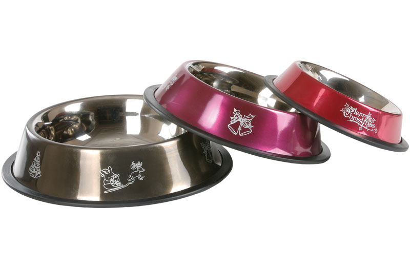 Dog Bowl Christmas Print