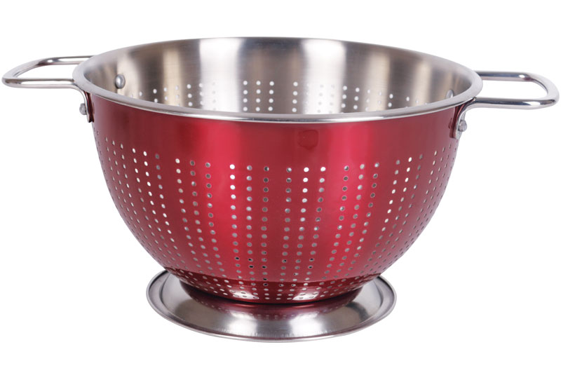 Punching Colander Color w/ Handle