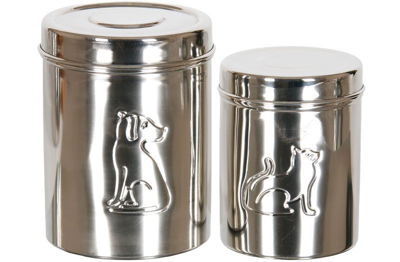 Treat Jar Dog & Cat Embossed